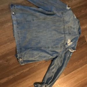Blue Jean distressed jacket